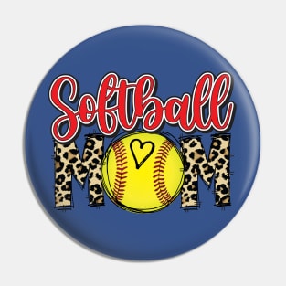 Softball Mom Pin