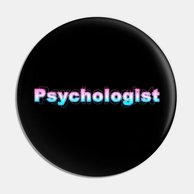 Psychologist Pin by Sanzida Design