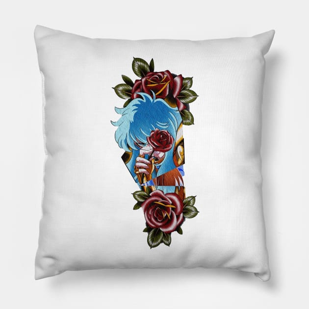 saint seiya Pillow by Stephanie Francoeur Art