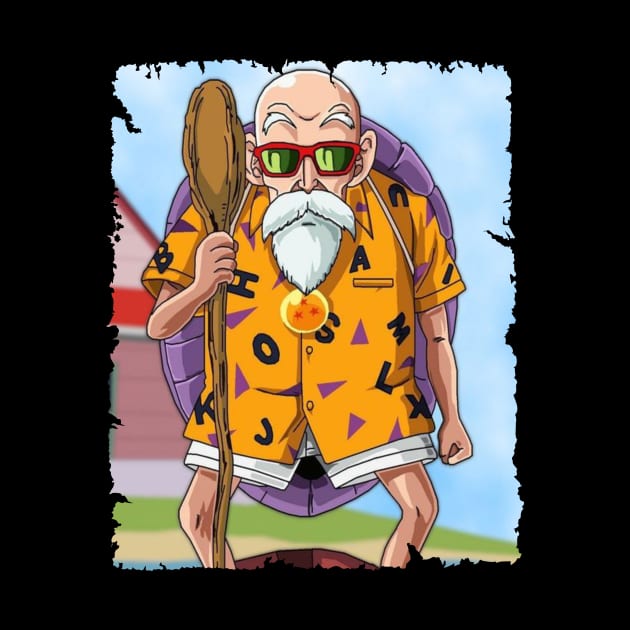 MASTER ROSHI MERCH VTG by funnymushroomz