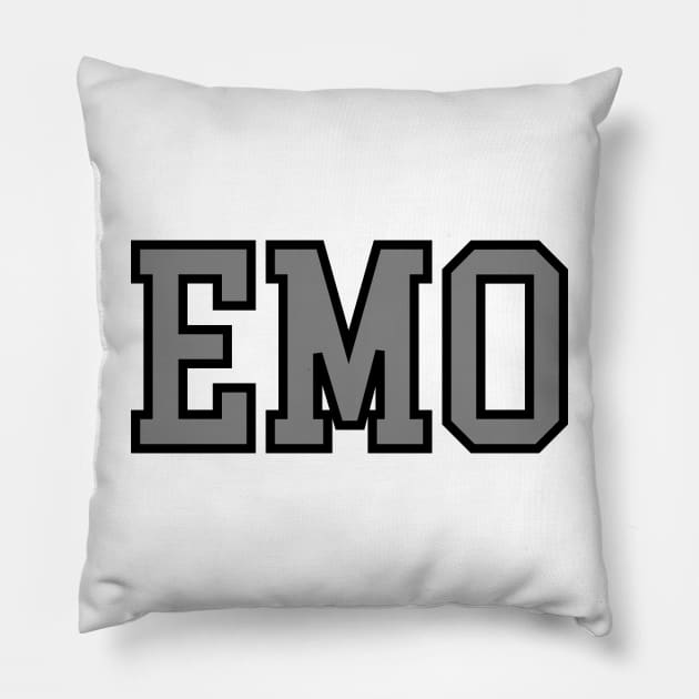 emo collegiate Pillow by byTimmyVelvet