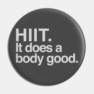 Hiit. it does a body good. Pin