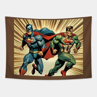 American Super Hero Tapestry