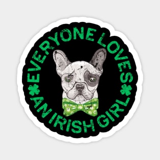 Funny Bulldog lover for irish - saint patrick best gift Magnet