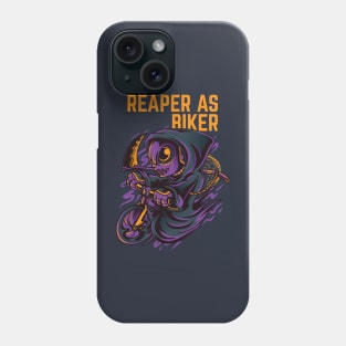 Reaper as Biker Phone Case