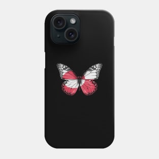 Greenlandic Flag  Butterfly - Gift for Greenlandic From Greenland Phone Case