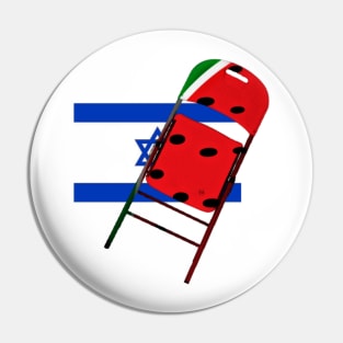 Watermelon Folding Chair To Brutal Occupation - Back Pin