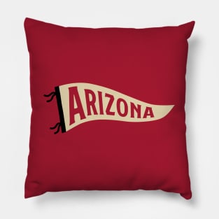 Arizona Pennant - Red Pillow