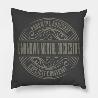 Unknown Mortal Orchestra Vintage Ornament Pillow