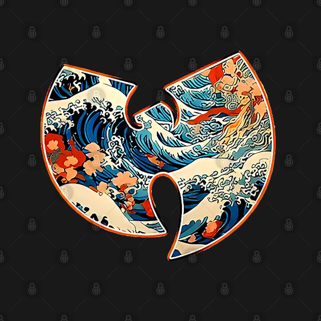 wutang - with japanese beach wave