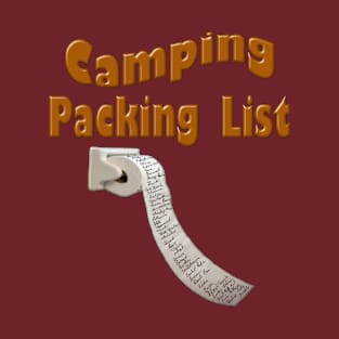 Camping Packing List T-Shirt