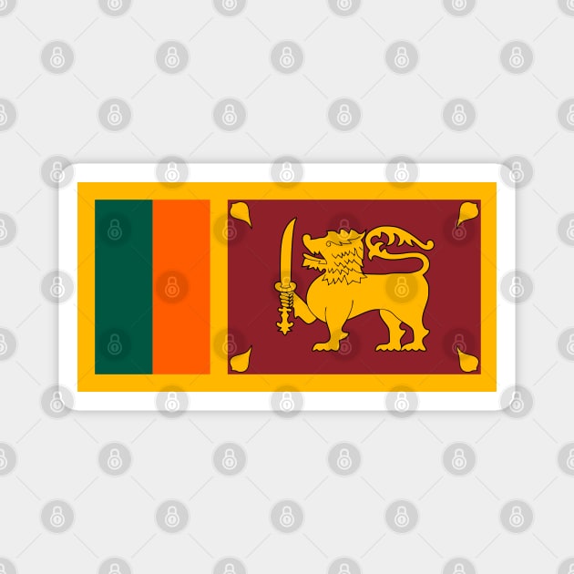 Flag of Sri Lanka Magnet by COUNTRY FLAGS