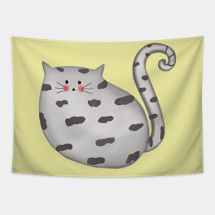 Cute fat little cat Tapestry