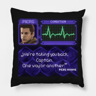 Resident Evil Piers Nivans Pixel Art Pillow