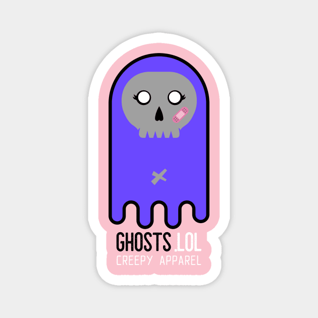 Lonely Ghost Magnet by InvisibleClothes