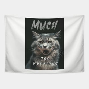 Much Too Precious (talking cat) Tapestry