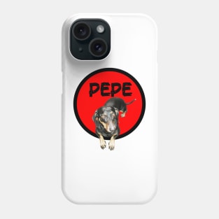 Pepe Dog Dachshund Phone Case