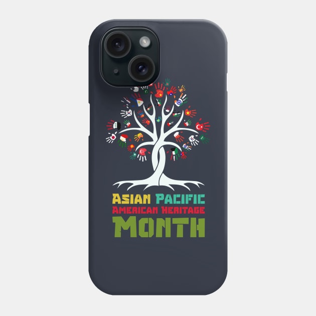 aapi month gift :Asian Pacific American Heritage Month Phone Case by Mr_tee