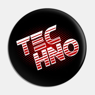 Techno Music Pin