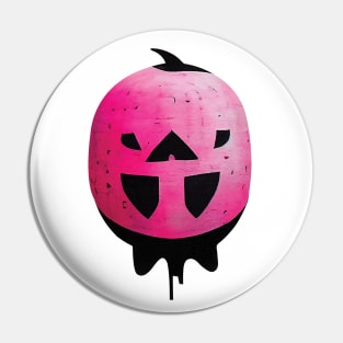 Street Art Style Halloween Design Pin