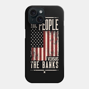 Vintage Retro Distressed American Flag - Lord Acton Quote Phone Case