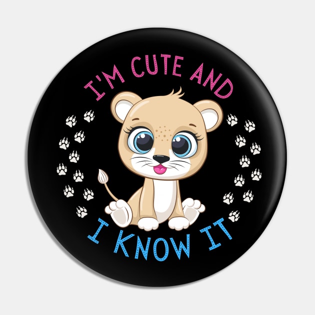 I'm Cute and I know it Pin by BoogieCreates