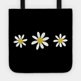 Daisy Minimal Colorful Blossom Flower Tote