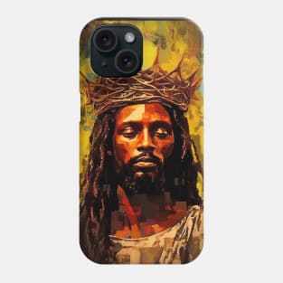 African American Art Black Jesus Christ Phone Case