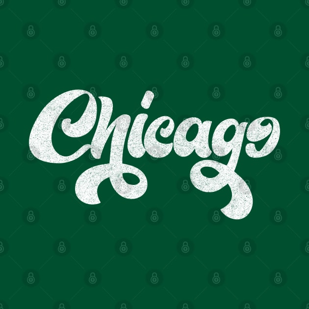 Chicago // Retro Vintage Faded Style Design by DankFutura