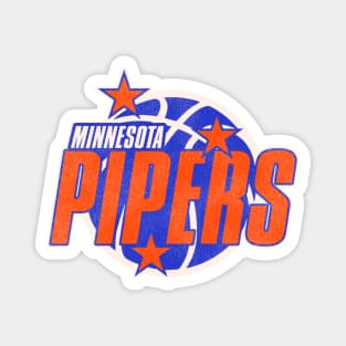 Defunct Minnesota Pipers Basketball Team Magnet