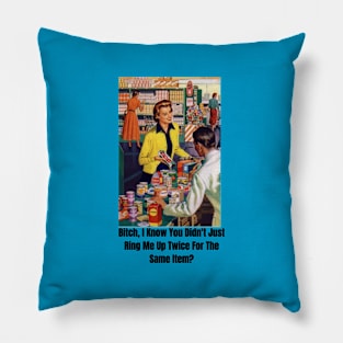 Vintage Grocery Store Karen Pillow