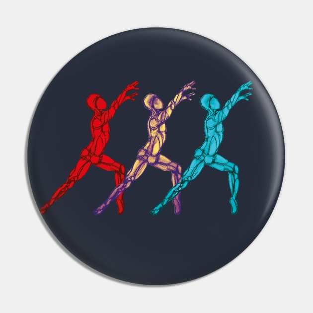 Power Pose Pin by badlydrawnbabe