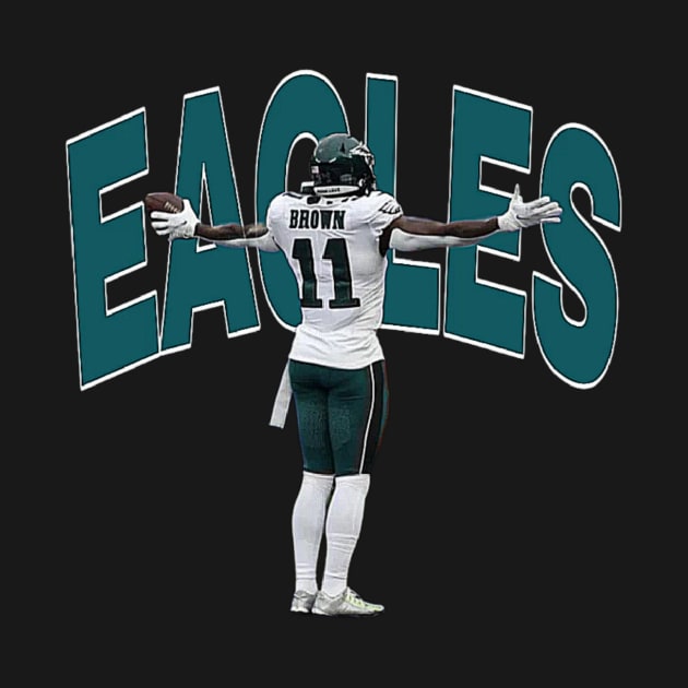 fly eagles fly : AJ brown star by hot_issue