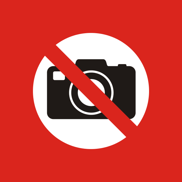 No Photos Allowed Sign by sifis