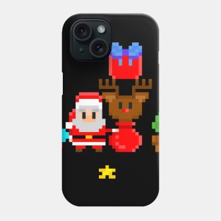 8-bit Christmas (Pixel Art Xmas)PiXmas Phone Case