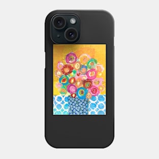 Summer Florals in vase Phone Case