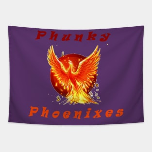 Phunky Phoenixes Logo T-shirt Tapestry