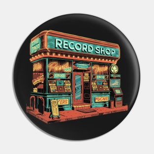 Record shop Pin