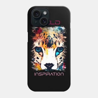 Cheetah Wild Nature Animal Colors Art Painting Phone Case