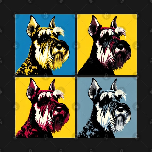 Standard Schnauzer Pop Art - Dog Lovers by PawPopArt