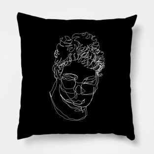 blind draw Pillow