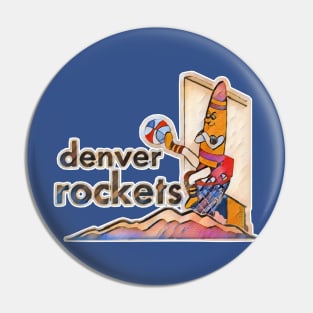 Denver Rockets Basketball Pin