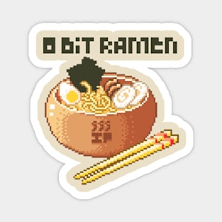 8 bit ramen Magnet