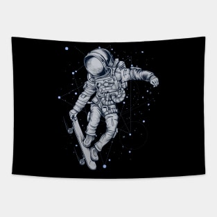 Skate in Space Tapestry