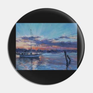 Hastings River Sunset Pin