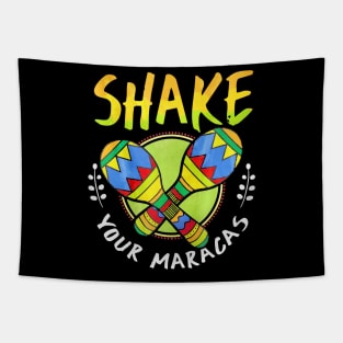 Cinco De Mayo Share Your Maracas Tapestry