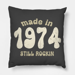 Made in 1974 still rocking vintage numbers Pillow