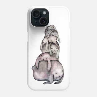 Sleeping Bunnies Pile Phone Case