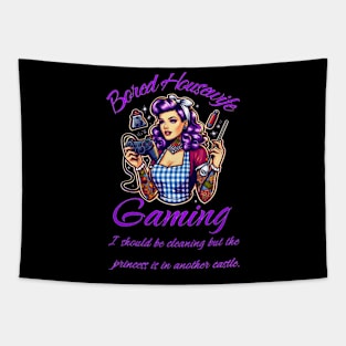 Bored Housewife Gaming Tapestry