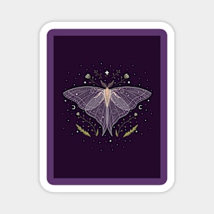 Wiccan witchcraft Moth and magic of night 1 Magnet